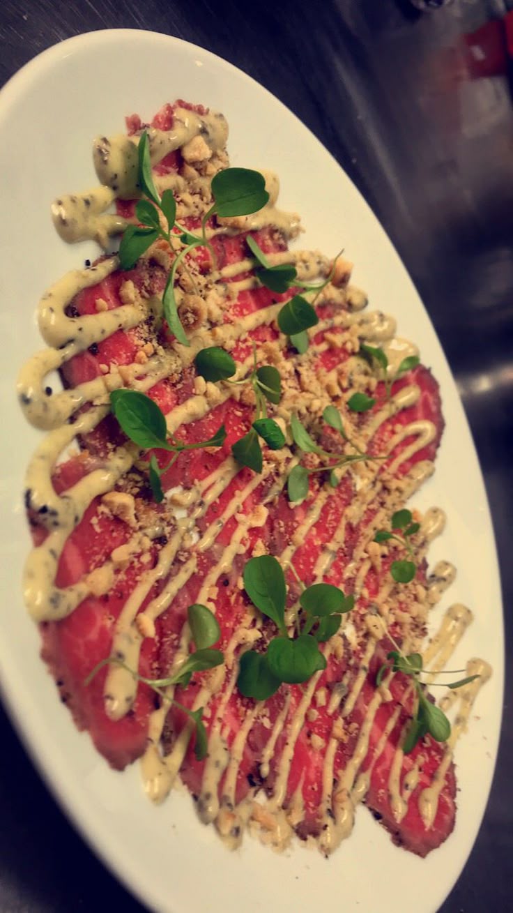 Beef carpaccio